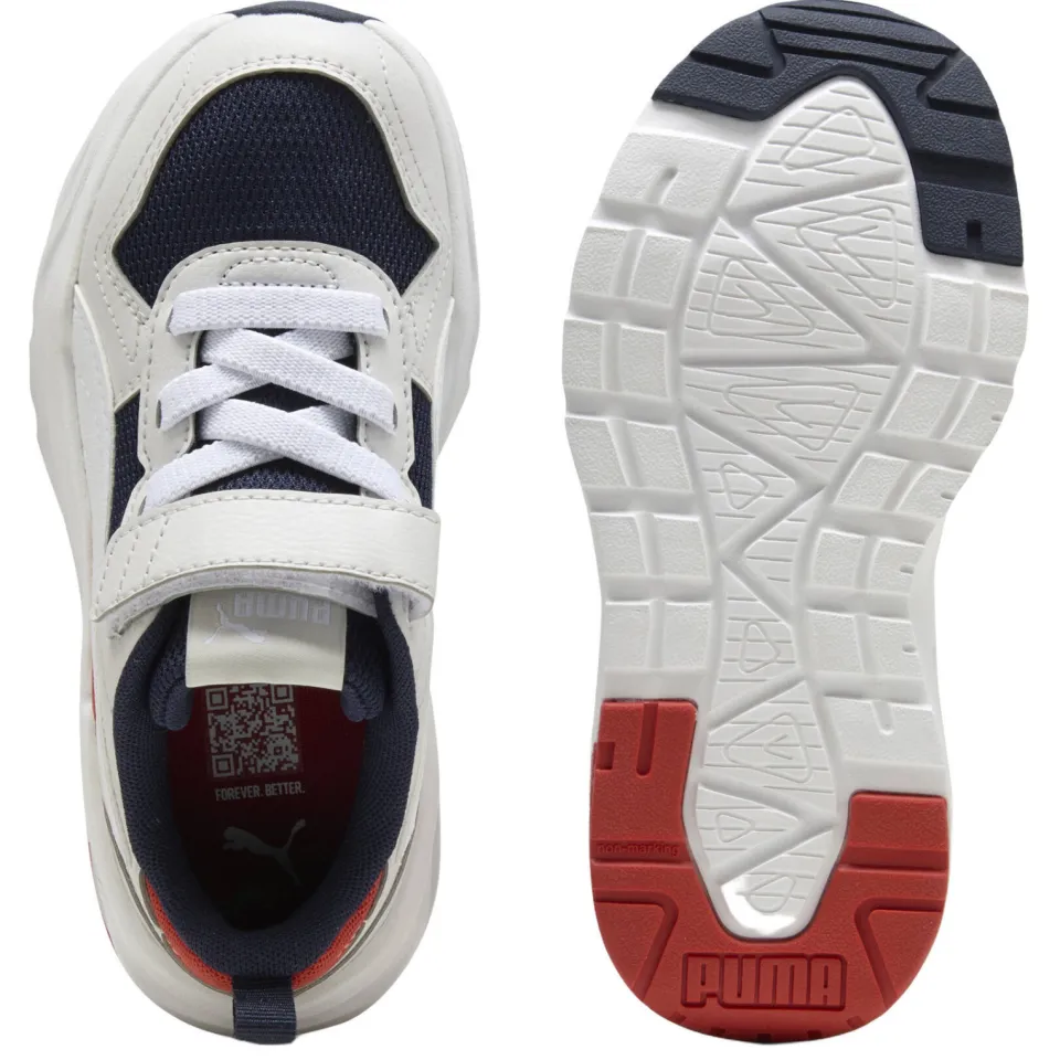 Puma Trinity 2 LT sneakers met klittenband meerkleurig donkerblauw/wit, foto 3