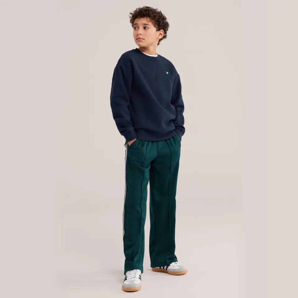 WE Fashion straight leg joggingbroek groen
