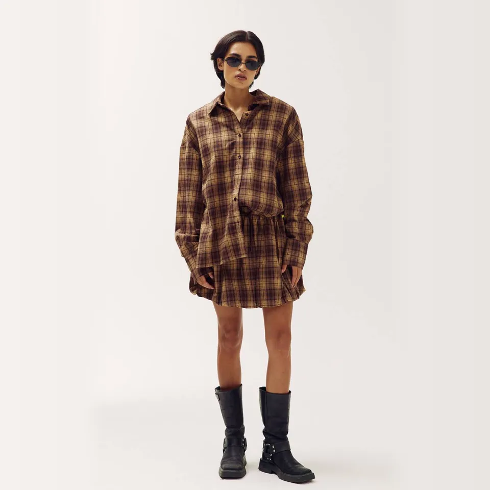 Harper & Yve Kim-ls blouse bruin, foto 3