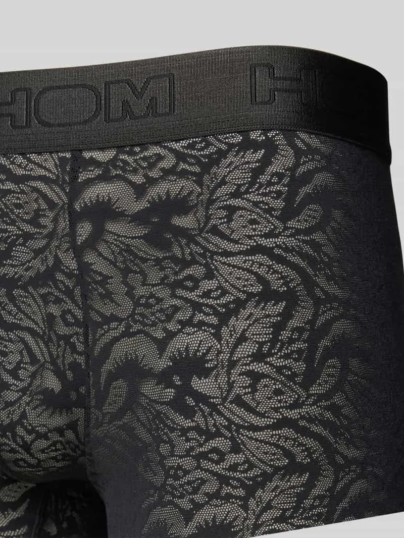HOM Boxershort met elastische band met logo zwart, foto 3