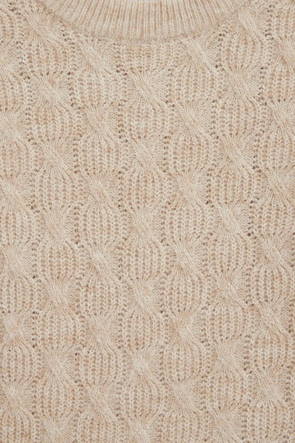 WE Fashion gebreide trui met wol - beige, foto 6