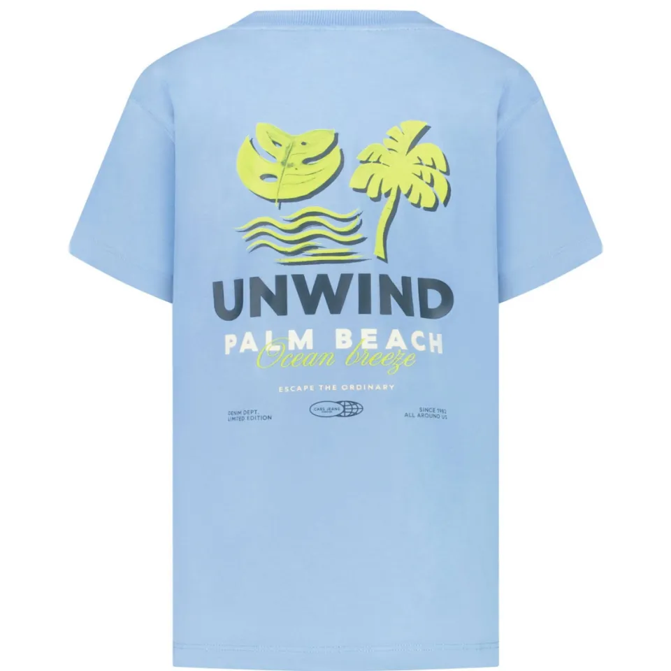Cars T-shirt met backprint lichtblauw, foto 4