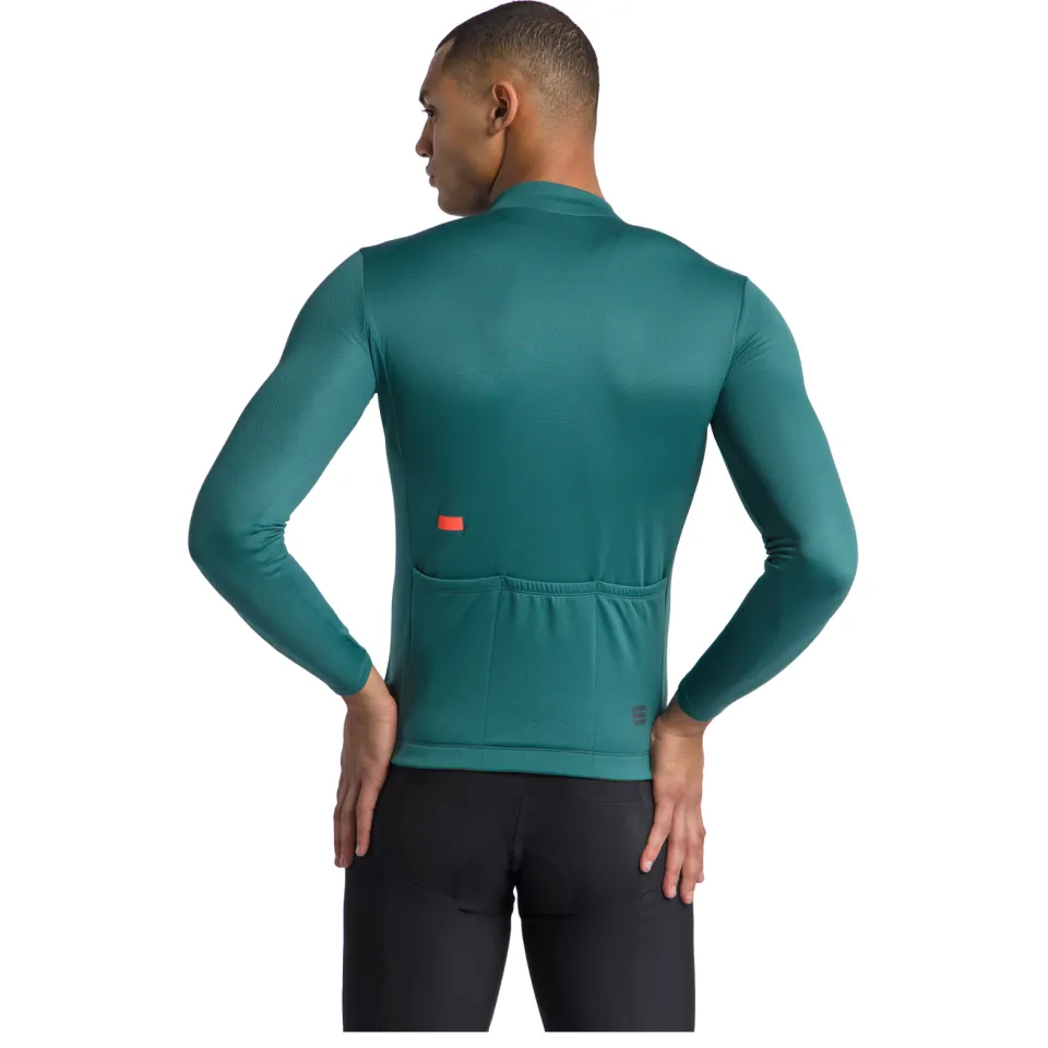 Sportful Classic Thermal Jersey fietsshirt turkoois, foto 2