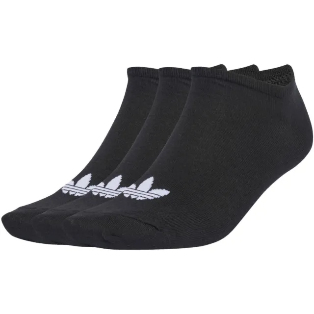 Adidas Liner Socks 3 pairs sokken zwart Black