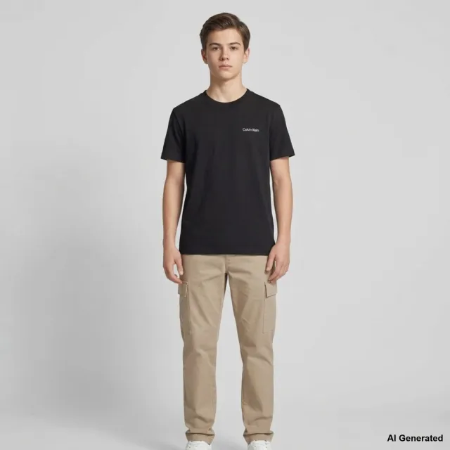Calvin Klein Small Chest Institutional Logo T-shirt zwart