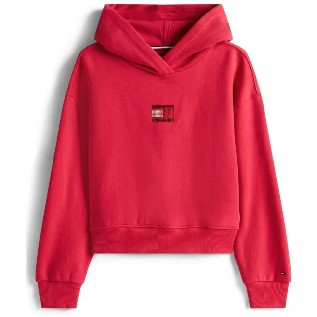 Tommy Hilfiger hoodie rood Koraalrood