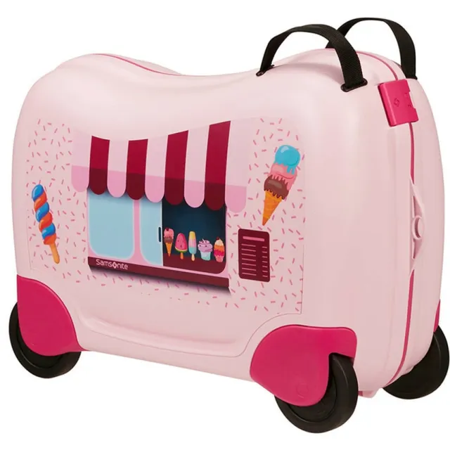 Samsonite trolley Dream2Go Ride-On Ice Cream Van Lichtroze