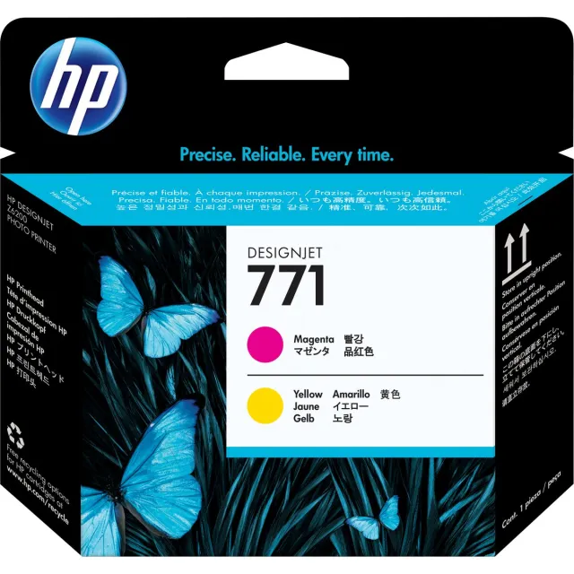 Hp 771 CE018A Printkop Magenta + Geel