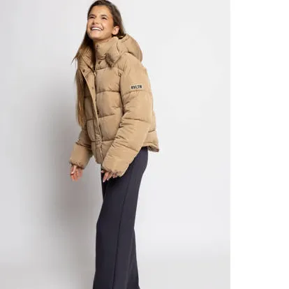 LOOXS 10sixteen quilted winterjas camel, foto 3