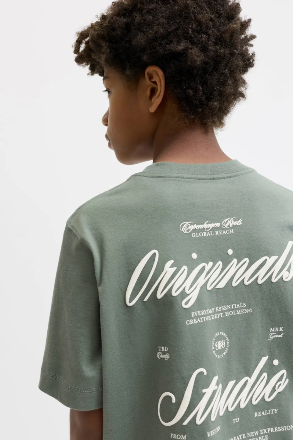 Jack & Jones JORNORREBRO t-shirt met backprint groen, foto 5