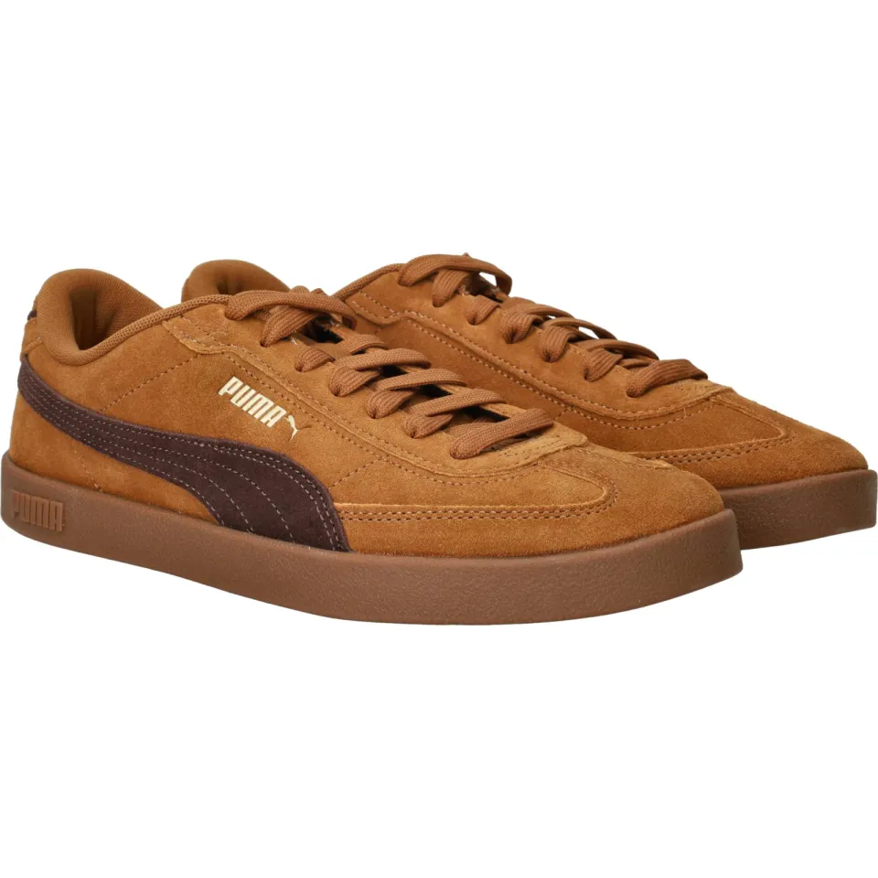 Puma Club II Era suède sneakers bruin, foto 3