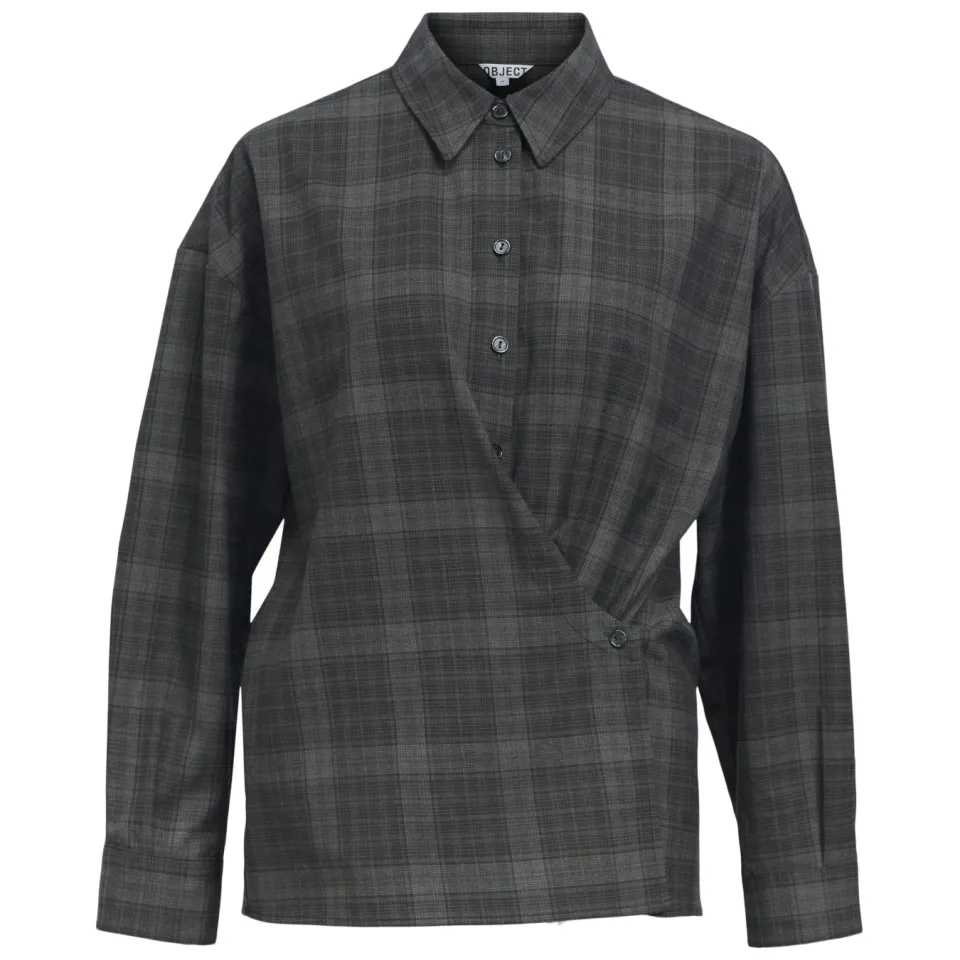 Object blouse antraciet, foto 2