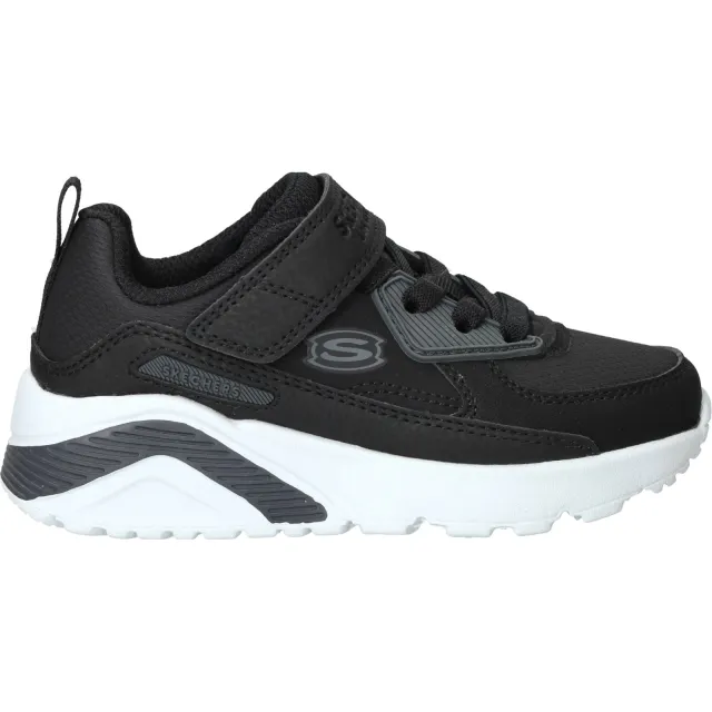 Skechers Uno Lite Revival Edge lage sneakers zwart