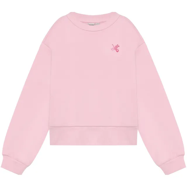 Indian Blue Jeans oversized sweater met backprint - roze, foto 2