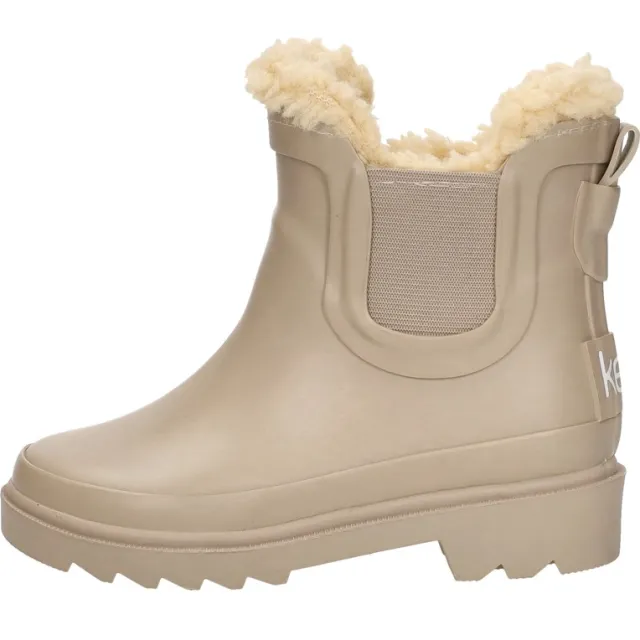 Keq Chelsea Rainboots Fur regenlaarzen beige, foto 2
