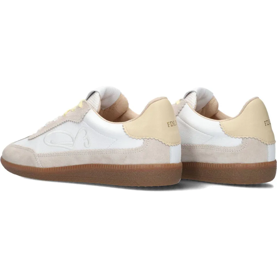 Fred de la Bretoniere Sneakers Pearl Sign Wit, foto 2