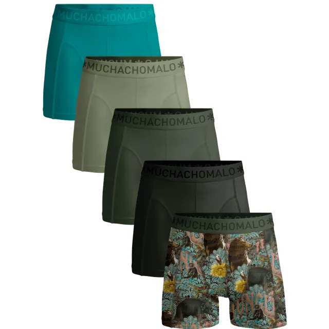 Muchachomalo Heren 5-pack Boxershorts Veelkleurig