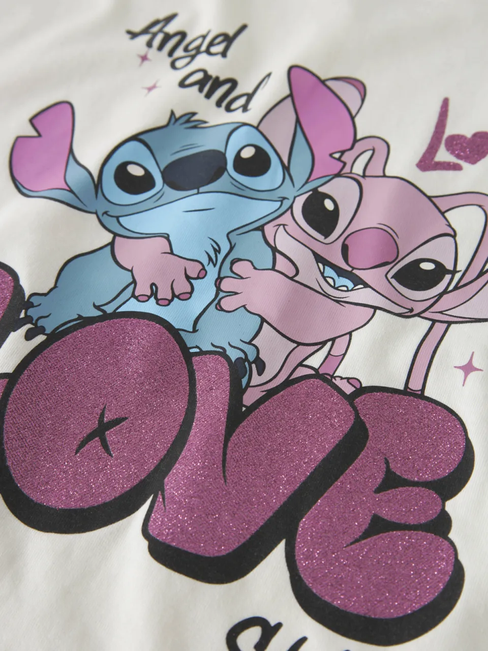 NAME IT KIDS Lilo & Stitch t-shirt wit, foto 4