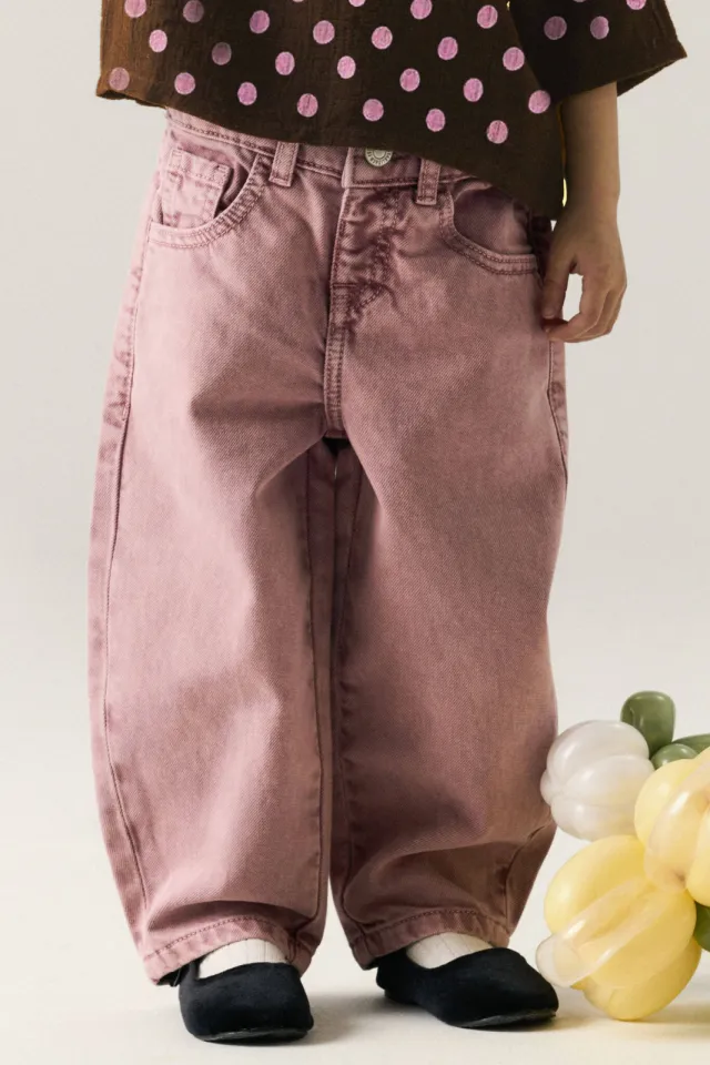 NAME IT MINI NMFBELLA barrel jeans - oudroze, foto 5