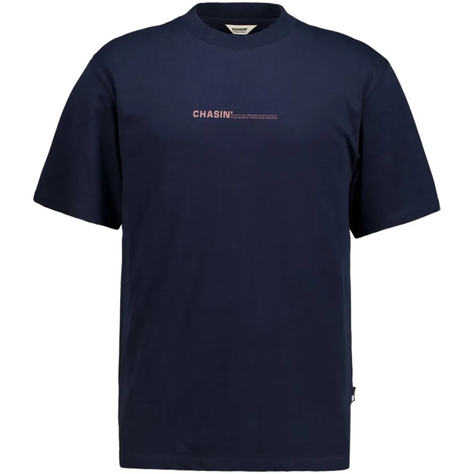 CHASIN' oversized T-shirt met backprint - navy blazer, foto 2