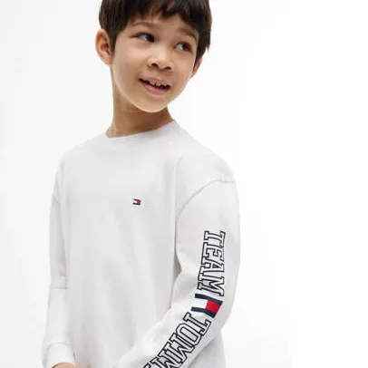 Tommy Hilfiger Team Tommy longsleeve wit, foto 6