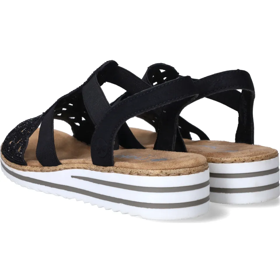 Rieker sandalen zwart, foto 5
