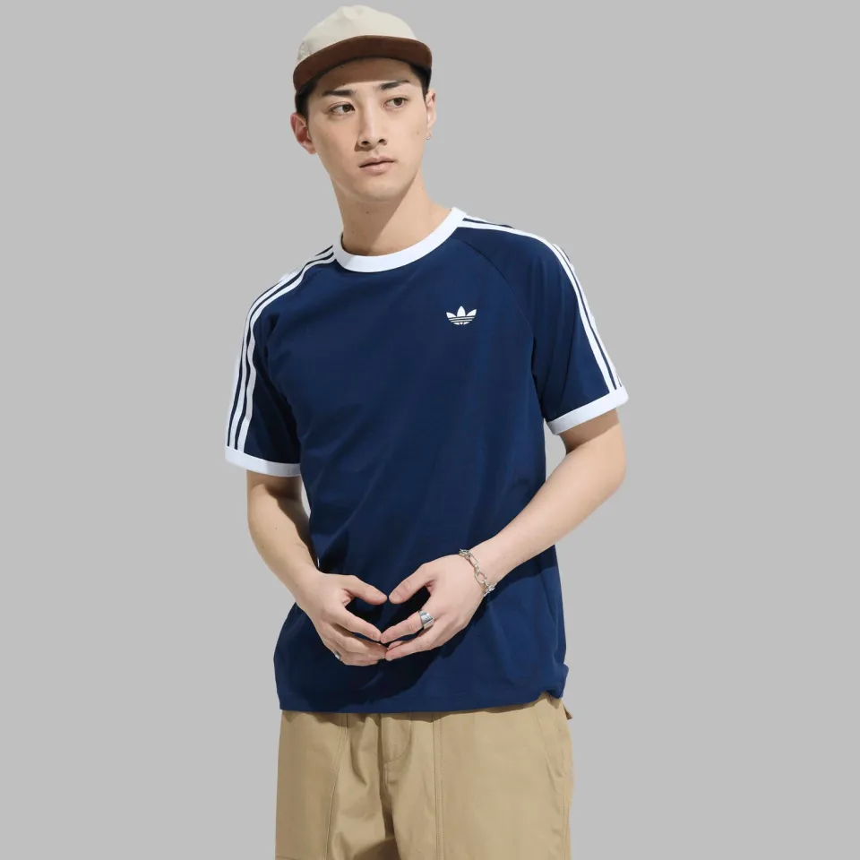 Adidas Originals Cali T-shirt - donkerblauw/wit, foto 4