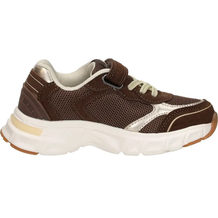 Keq lage sneakers donkerbruin