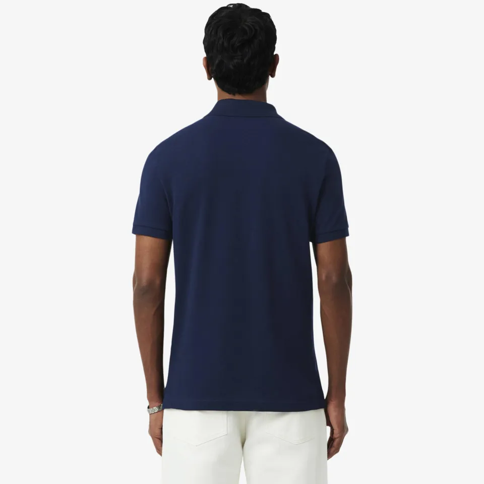 Lacoste slim polo donkerblauw navy blue, foto 3