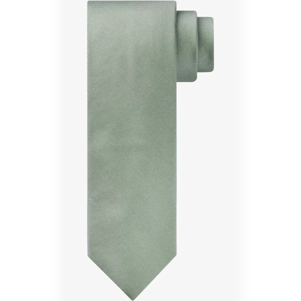 Profuomo zijden stropdas groen, foto 2