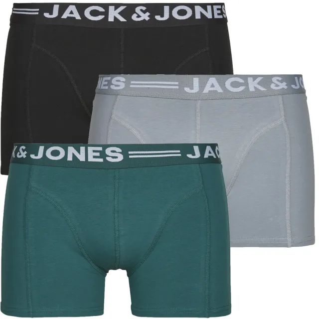 Jack & Jones Boxers Jack & Jones SENSE TRUNKS X3 Veelkleurig