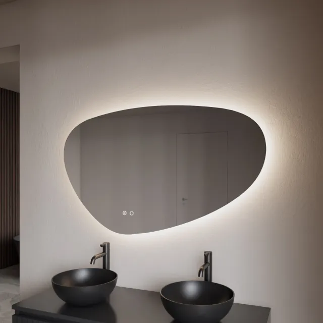 Boss & Wessing Spiegel BWS Archa Organisch LED Verlichting 60cm