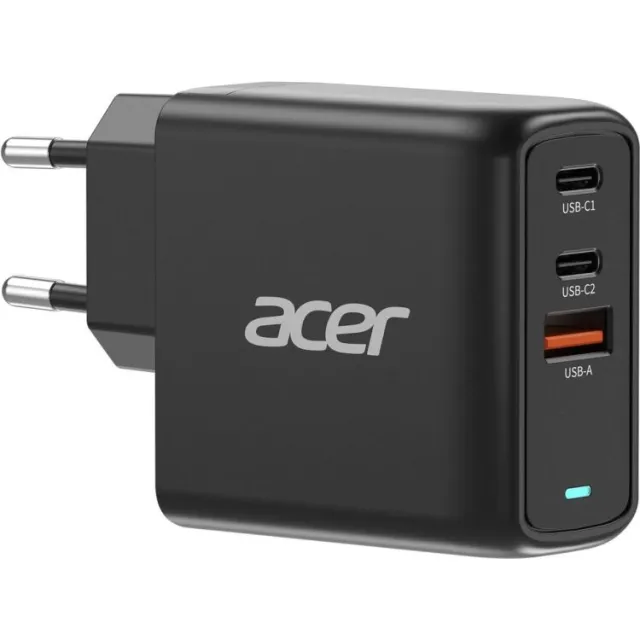 Acer 100W (67W PD) USB-C en USB-A oplader zwart