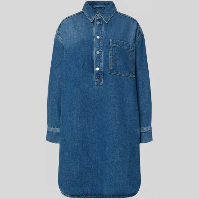 ARMEDANGELS oversized spijkerjurk jeansblauw, foto 2