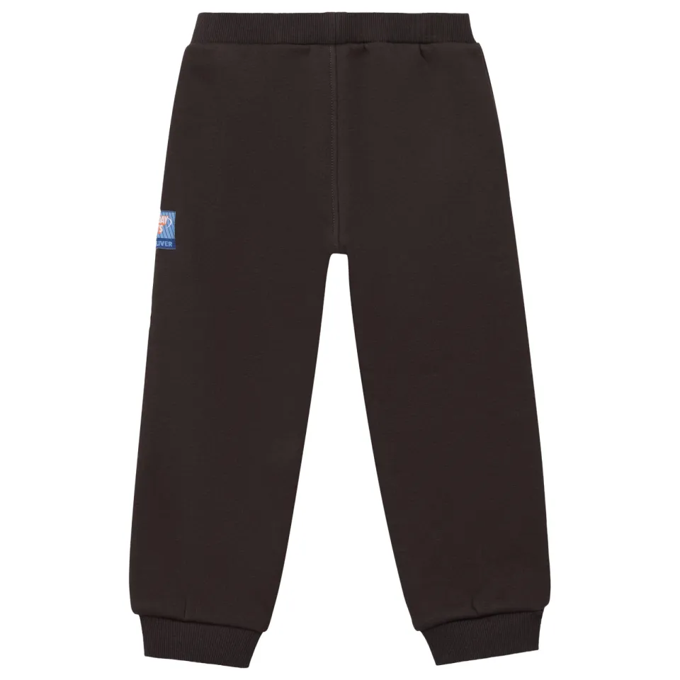 s.Oliver joggingbroek met patches bruin, foto 3