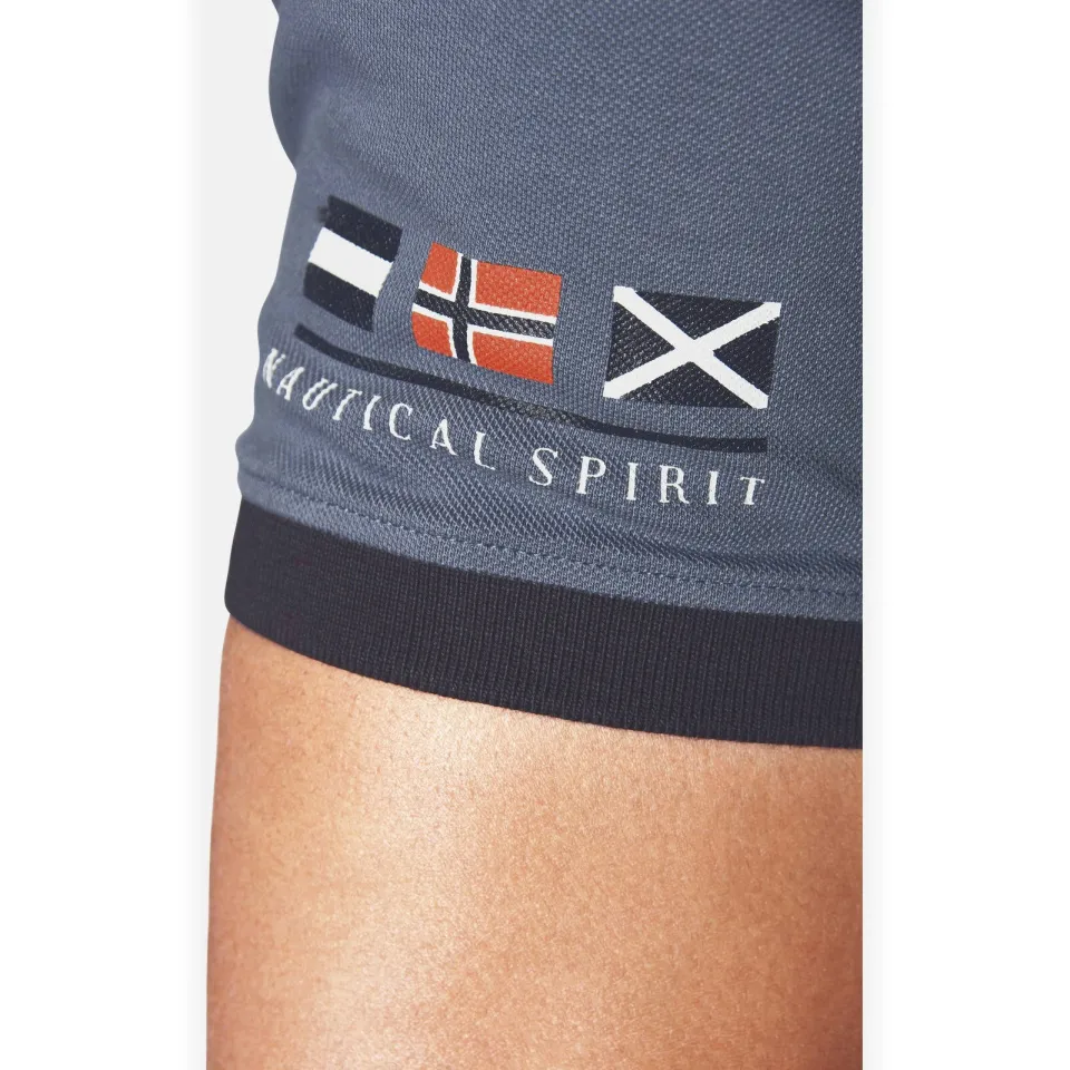 Jan Vanderstorm loose polo LARSDAL Plus blauw, foto 6