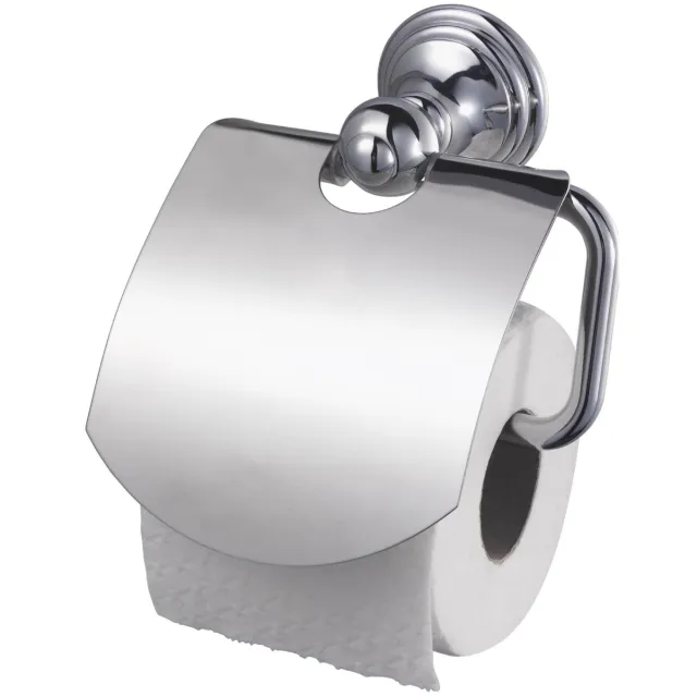 Haceka Toiletrolhouder Haceka Allure met Klep Chroom