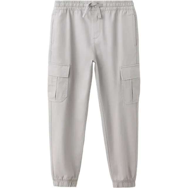 Mango Kids cargobroek grijs