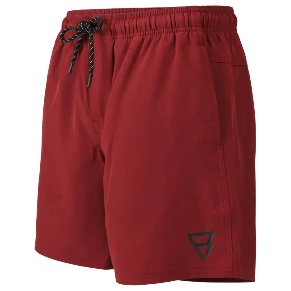 Brunotti zwemshort Iconic donkerrood, foto 3