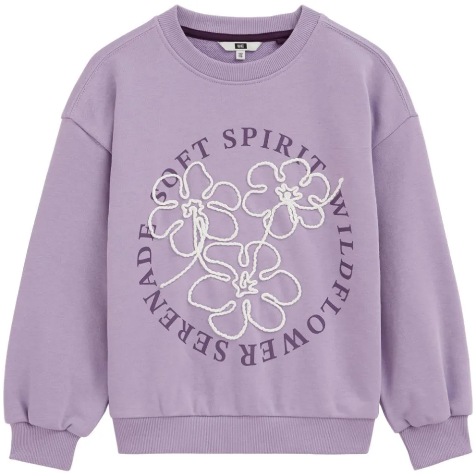WE Fashion sweater met backprint - lila, foto 2