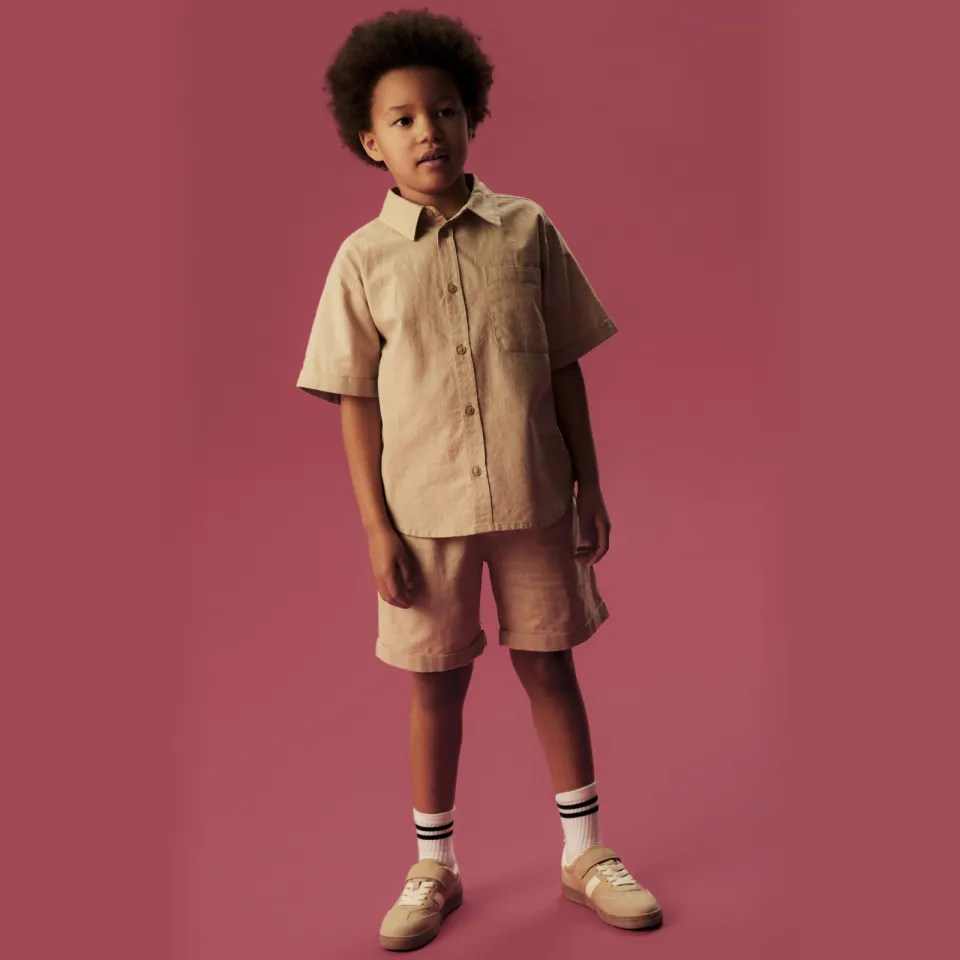 NAME IT KIDS regular casual overhemd grijsgroen