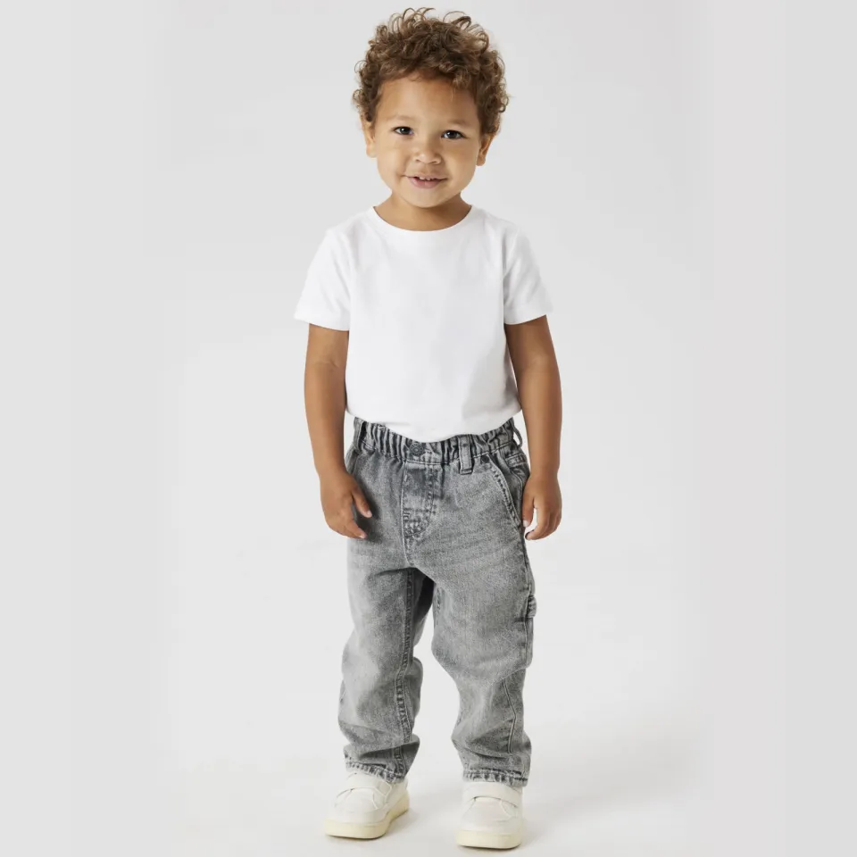 NAME IT MINI loose fit jeans grey denim