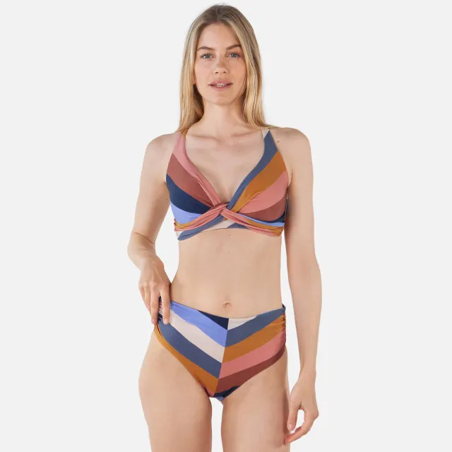 Barts high waist bikinibroekje multi Meerkleurig