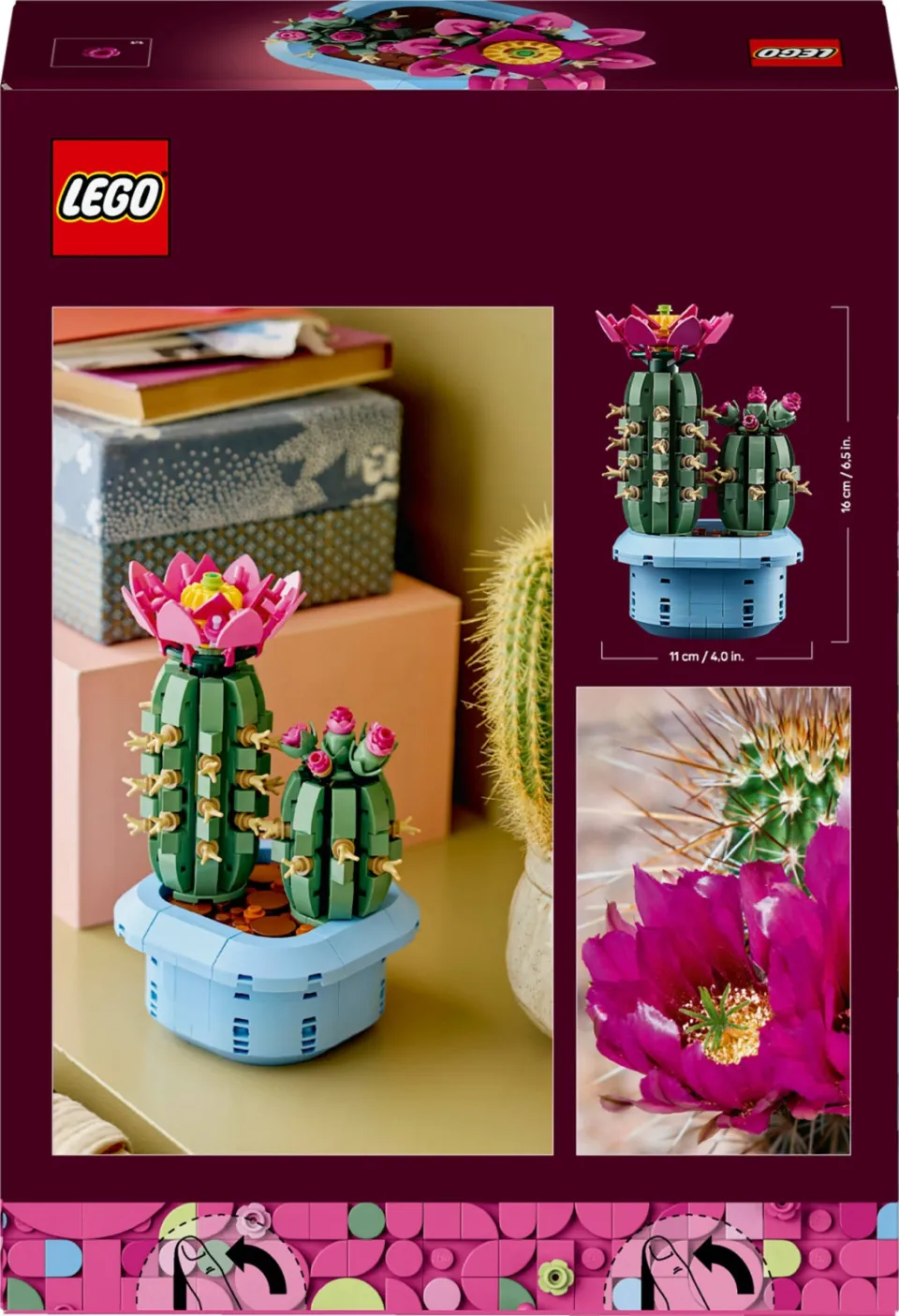 Lego Botanical Collection Bloeiende Cactus Planten Decoratie Set 11509, foto 6