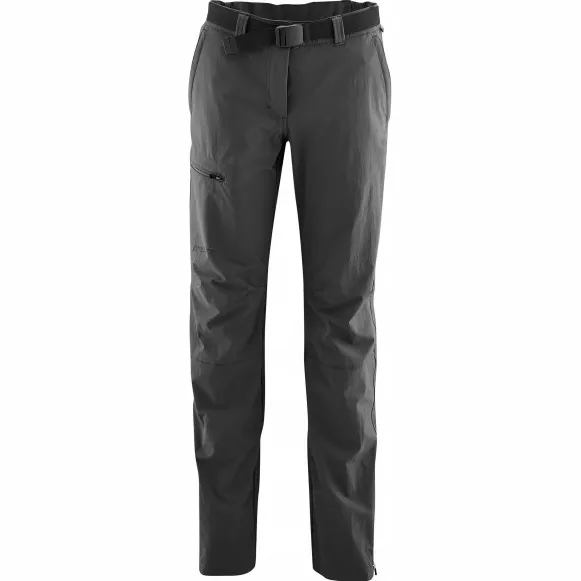 Maier Sports Women's Inara Slim - Trekkingbroek - Short, zwart/grijs
