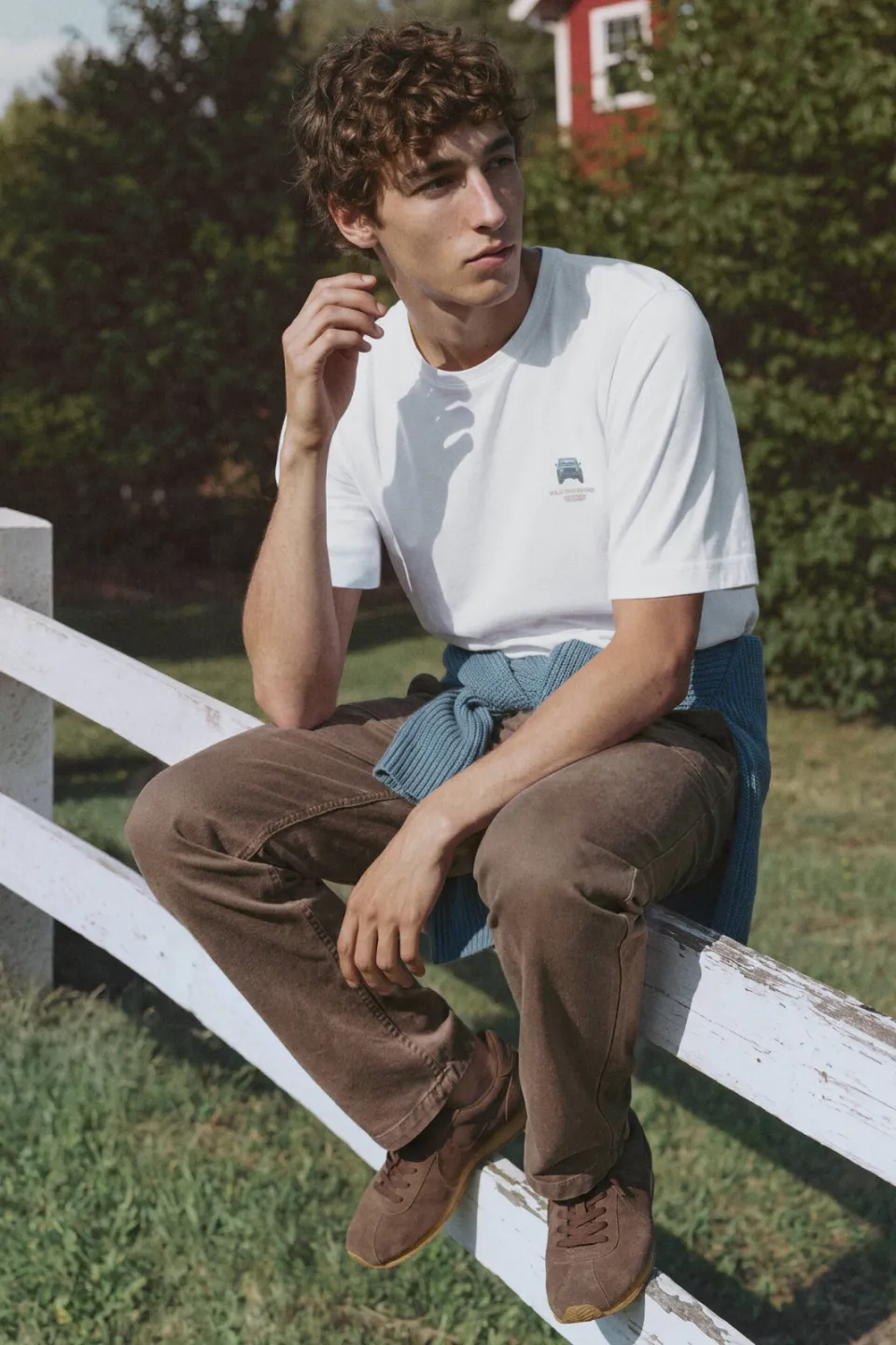 Mango TEEN T-shirt met backprint - wit, foto 5