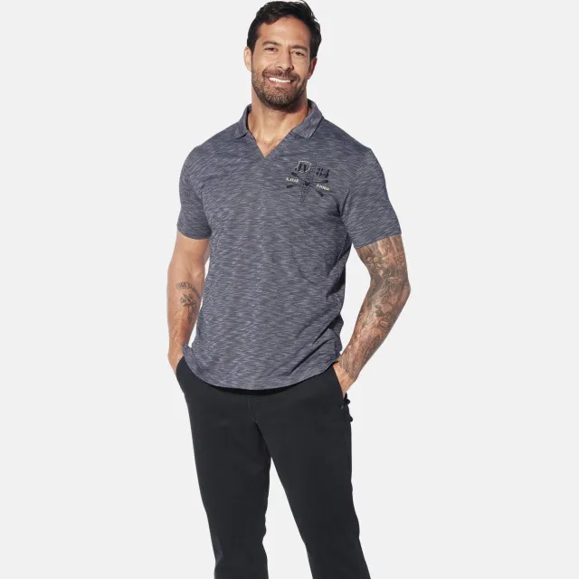 Jan Vanderstorm regular polo GISTUR Plus donkerblauw
