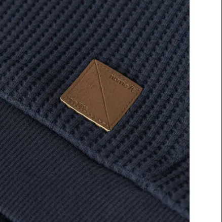 NAME IT MINI gebreide trui - donkerblauw Jongens Katoen Opstaande kraag, foto 3