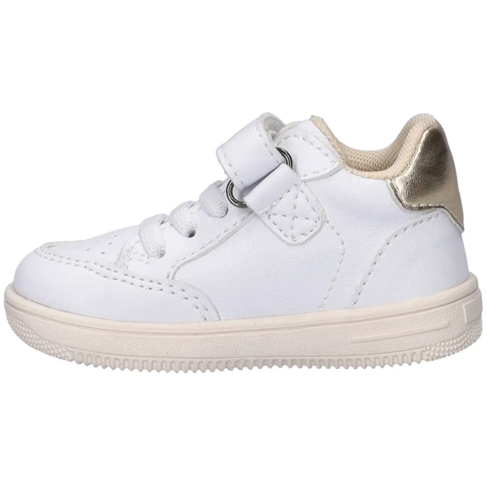 Nelson Kids leren sneakers wit/goud, foto 7