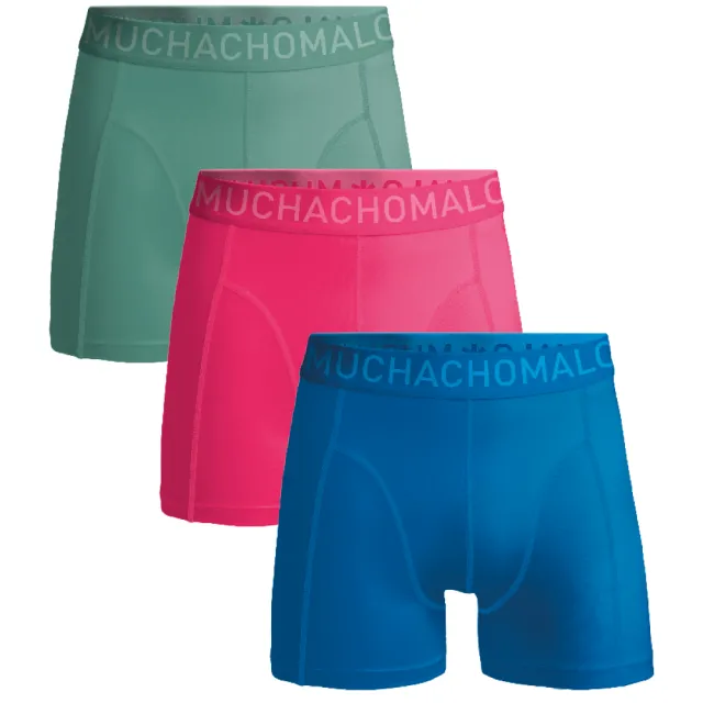 Muchachomalo Heren 3-pack Boxershorts Microfiber Veelkleurig